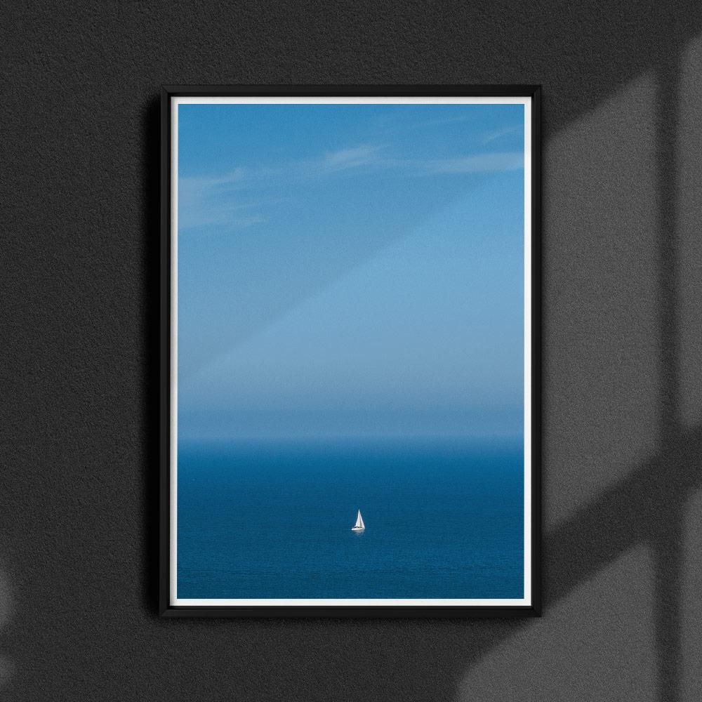 Постер "Deep Blue" на Monochrome Hub Gallery от Флор Декор