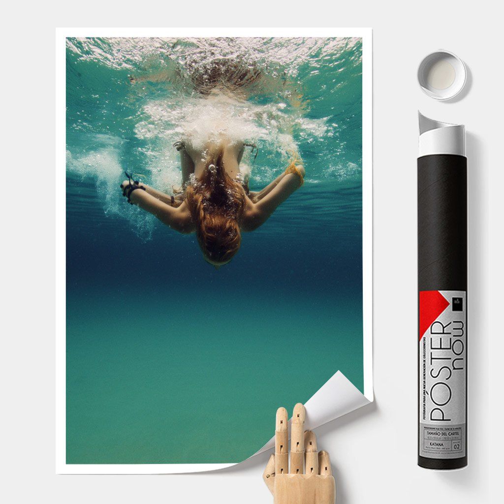 Постер "Underwater" на Monochrome Hub Gallery от Флор Декор