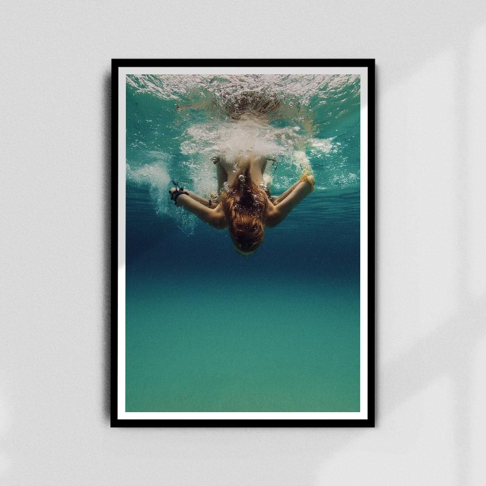 Постер "Underwater" на Monochrome Hub Gallery от Флор Декор