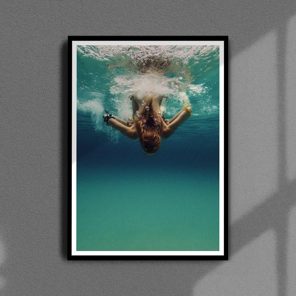 Постер "Underwater" на Monochrome Hub Gallery от Флор Декор