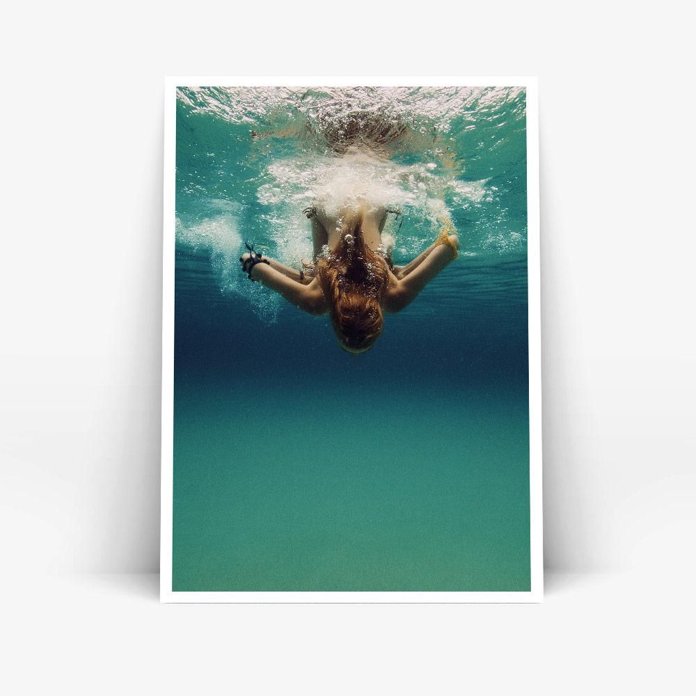 Постер "Underwater" на Monochrome Hub Gallery от Флор Декор