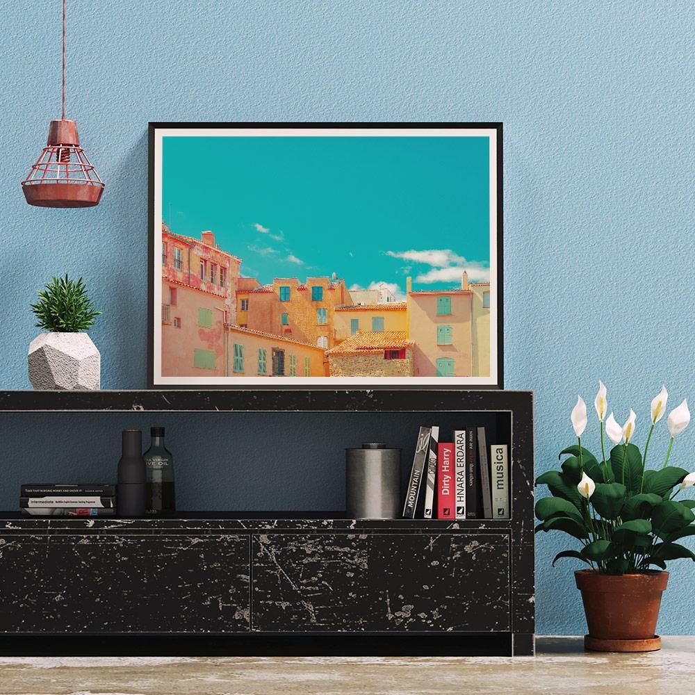 Постер "St. Tropez-Summer-I" на Monochrome Hub Gallery от Флор Декор