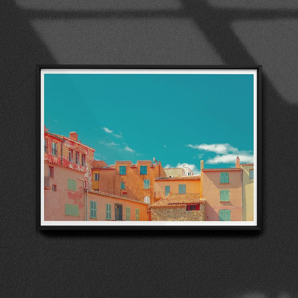 Постер "St. Tropez-Summer-I" на Monochrome Hub Gallery от Флор Декор
