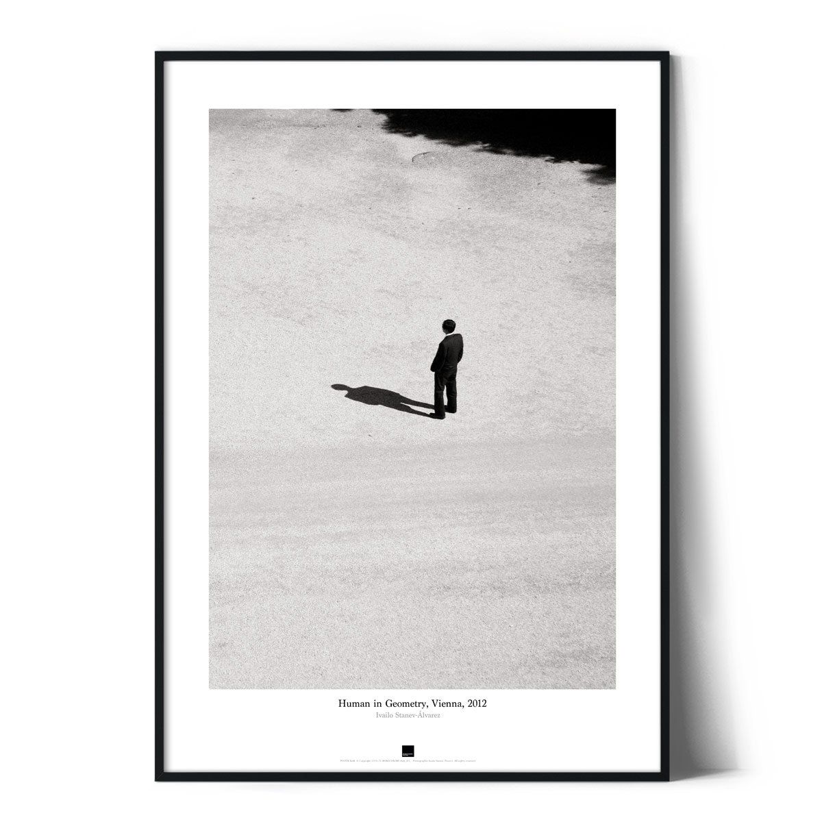 Постер "Human in geometry-Vienna" на Monochrome Hub Gallery от Флор Декор
