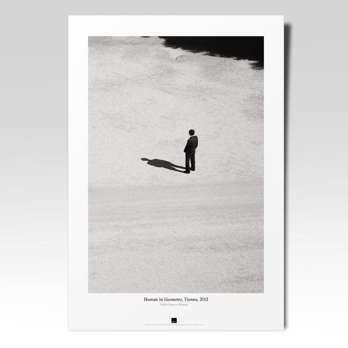 Постер "Human in geometry-Vienna" на Monochrome Hub Gallery от Флор Декор