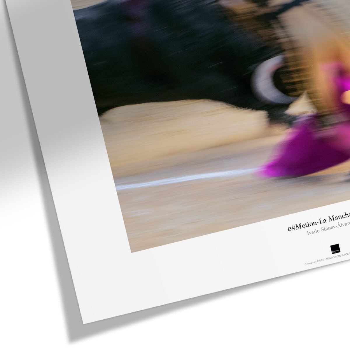Постер "e#Motion-La Mancha" на Monochrome Hub Gallery от Флор Декор