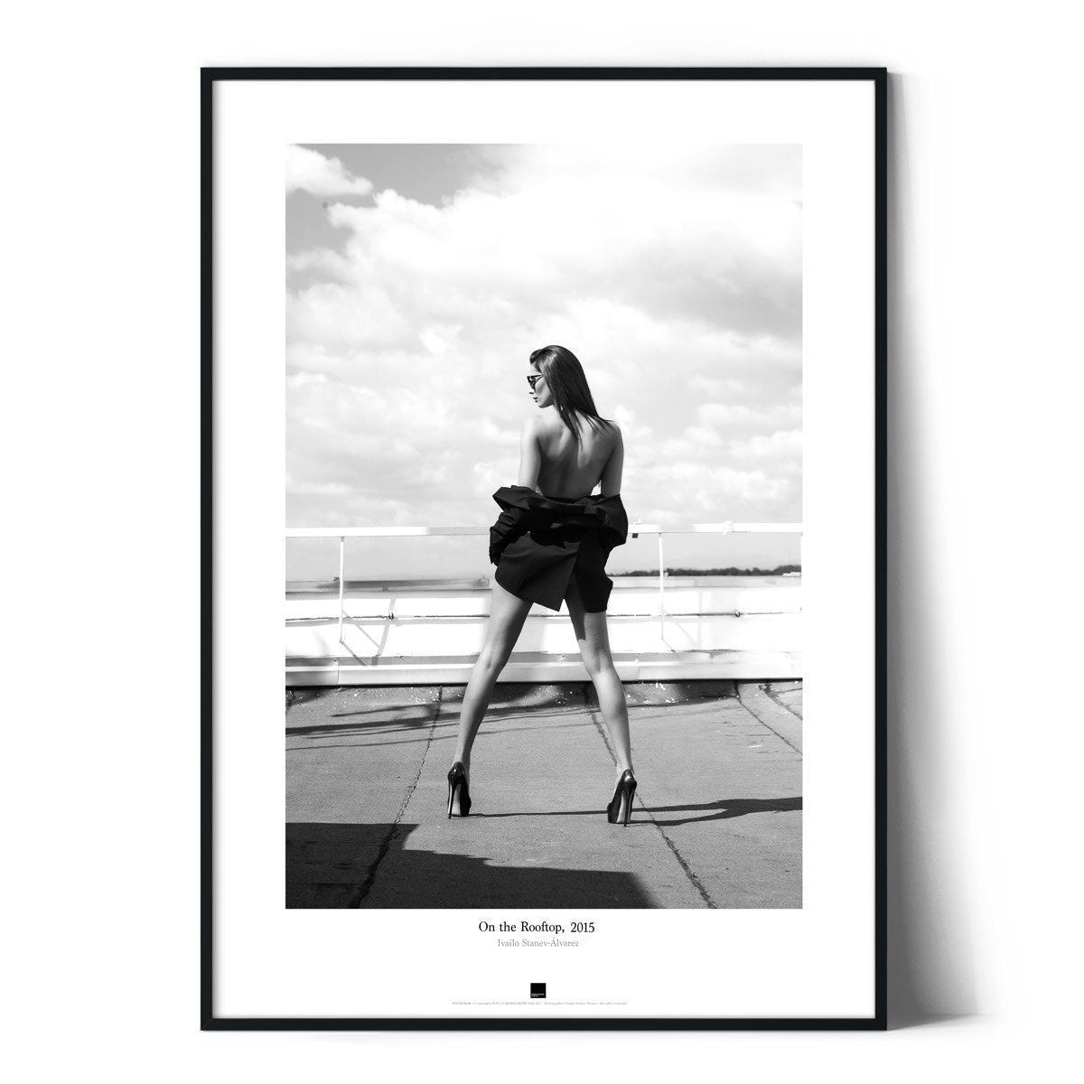 Постер "On the rooftop-I" на Monochrome Hub Gallery от Флор Декор