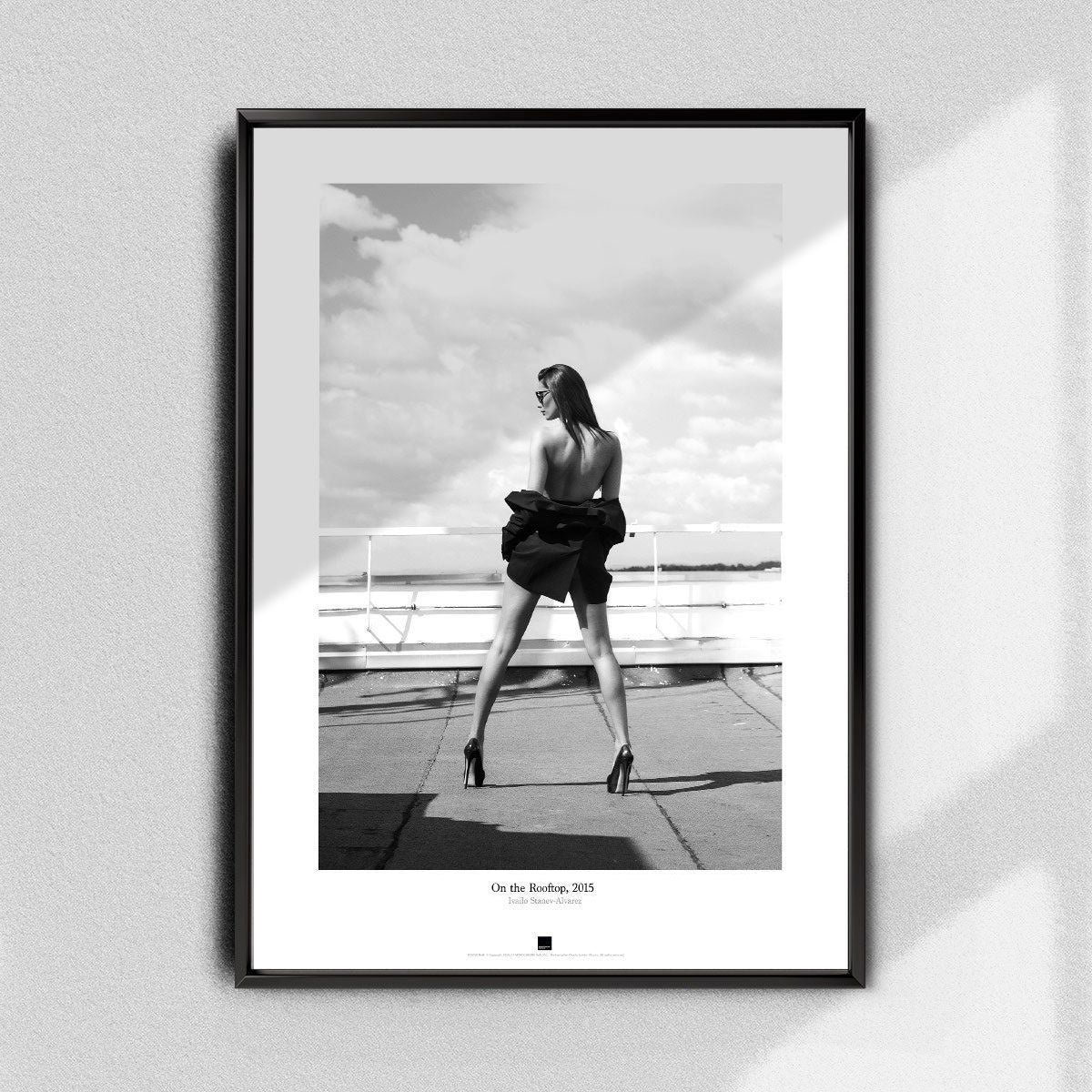 Постер "On the rooftop-I" на Monochrome Hub Gallery от Флор Декор
