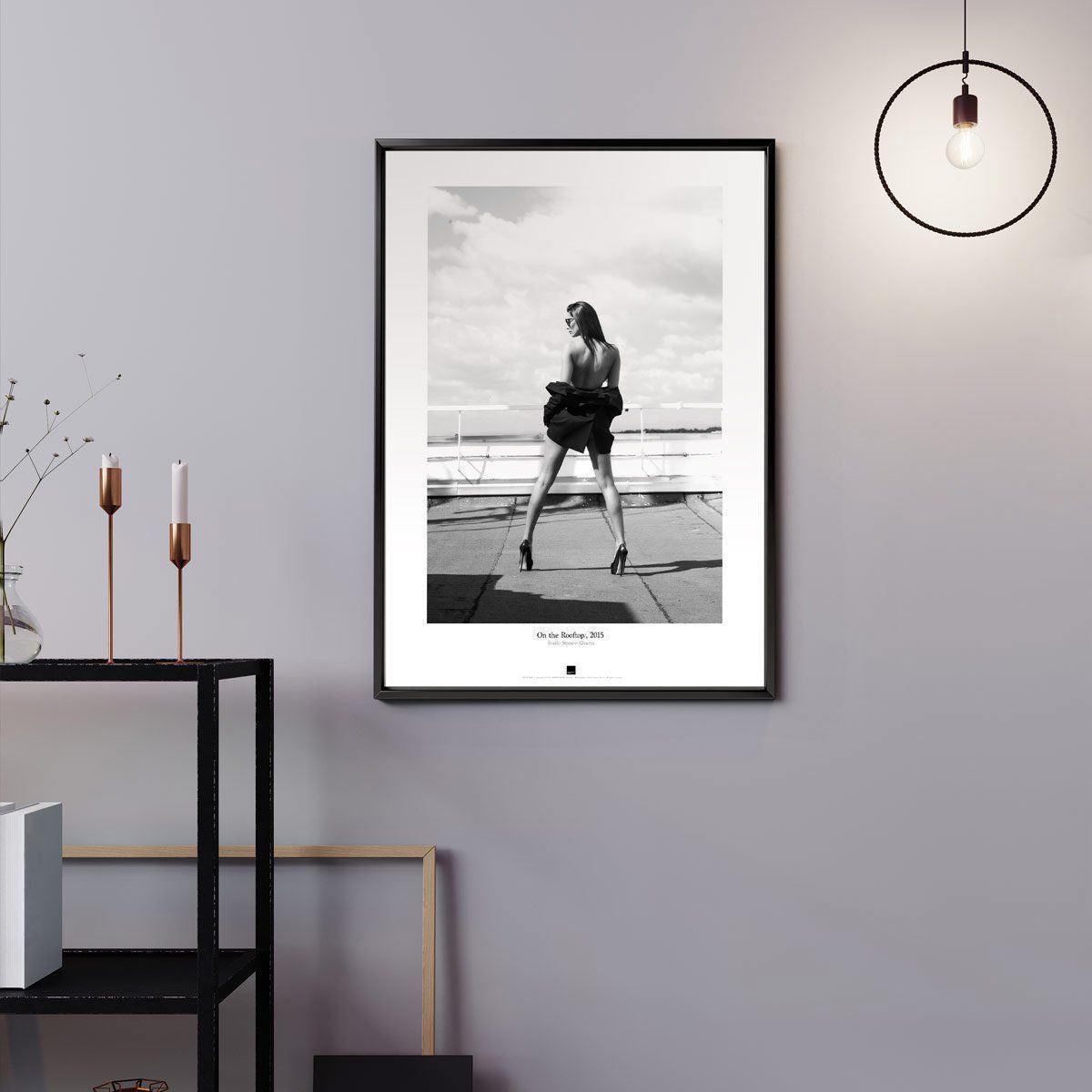 Постер "On the rooftop-I" на Monochrome Hub Gallery от Флор Декор
