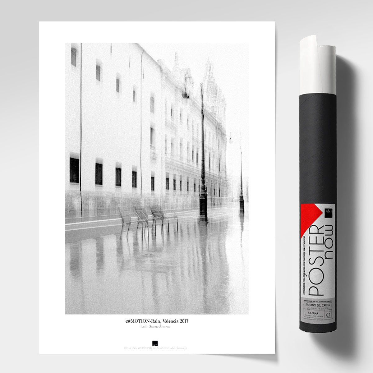 Постер "e#Motion, Rain" на Monochrome Hub Gallery от Флор Декор