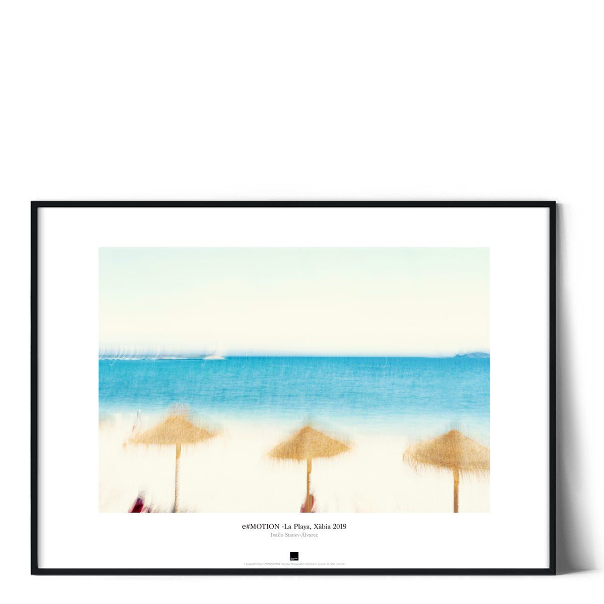 Постер "e#Motion-La Playa, Xàbia" на Monochrome Hub Gallery от Флор Декор
