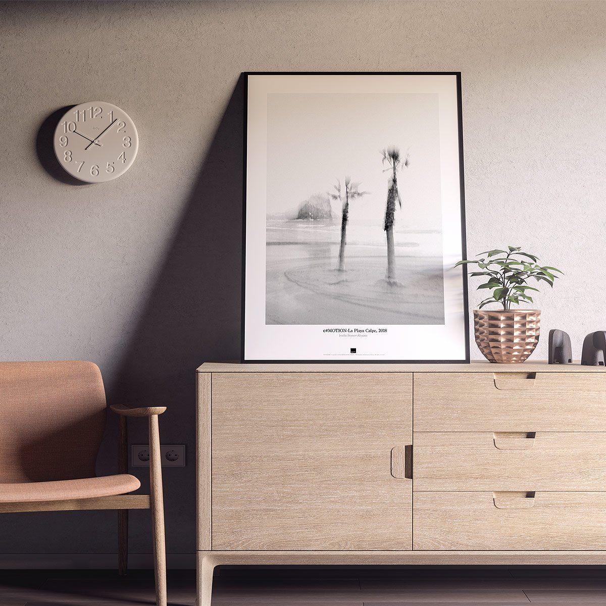 Постер "e#Motion-La Playa, Calpe" на Monochrome Hub Gallery от Флор Декор