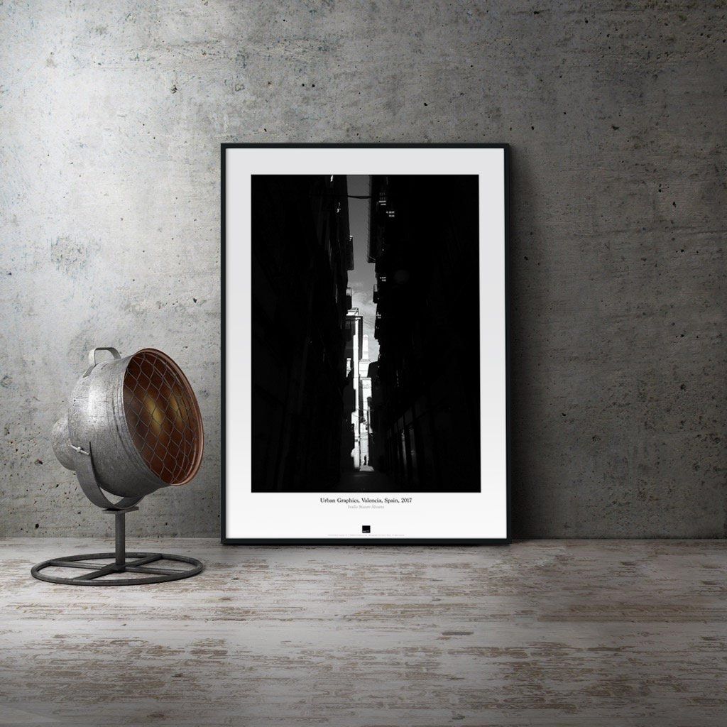 Постер "Urban Graphics-Valencia" на Monochrome Hub Gallery от Флор Декор