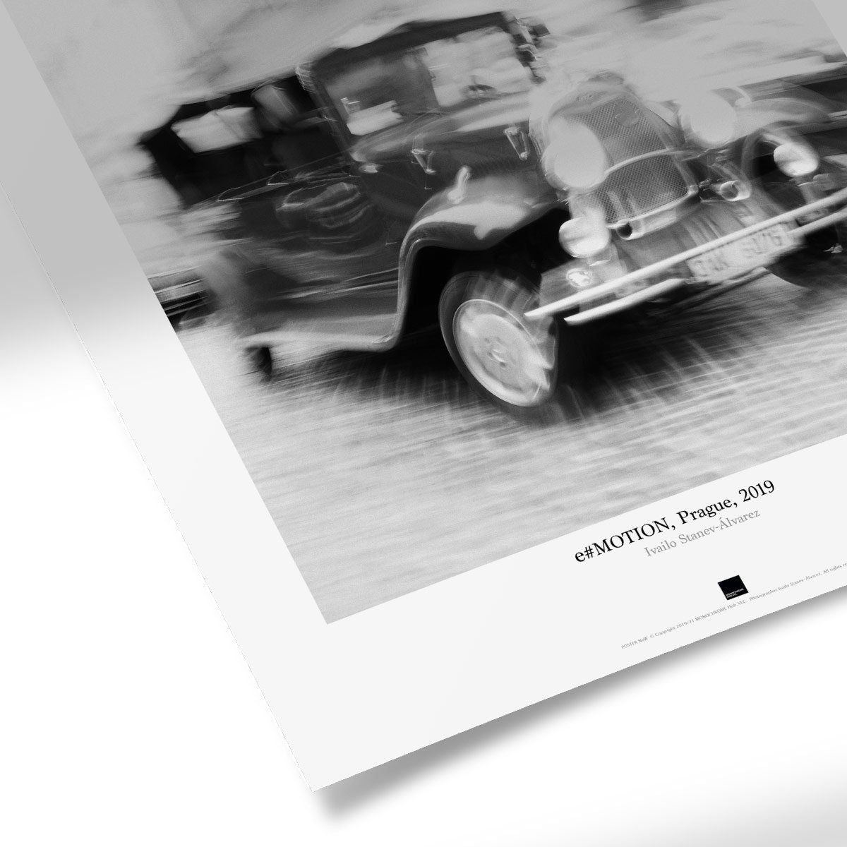 Постер "e#Motion, Prague" на Monochrome Hub Gallery от Флор Декор
