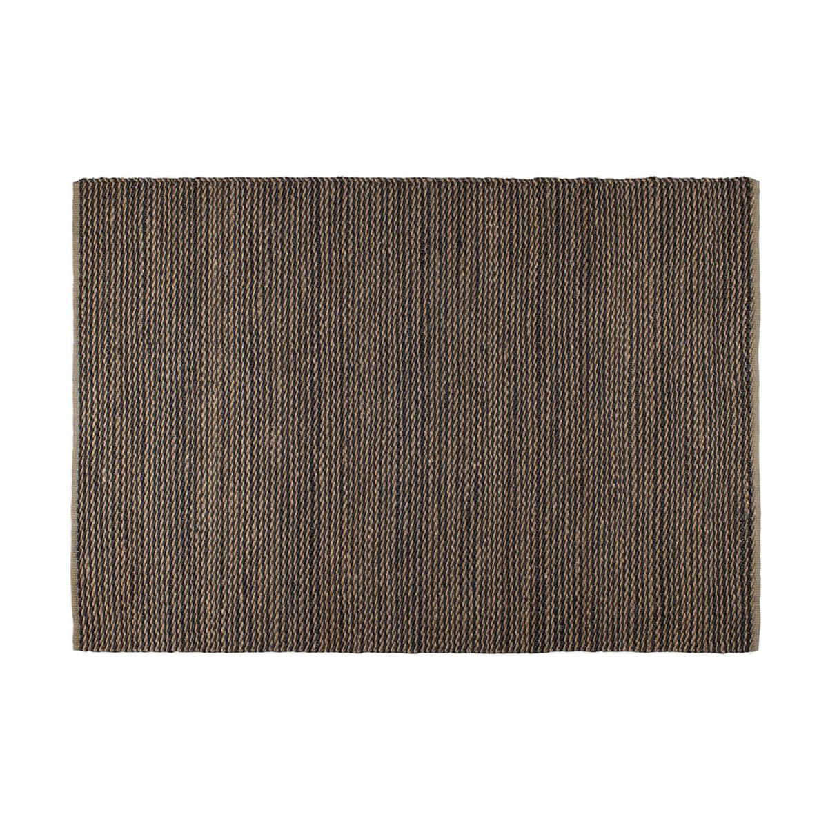 Ќилим 170 X 240 JUTE 586/1 - црн/јута