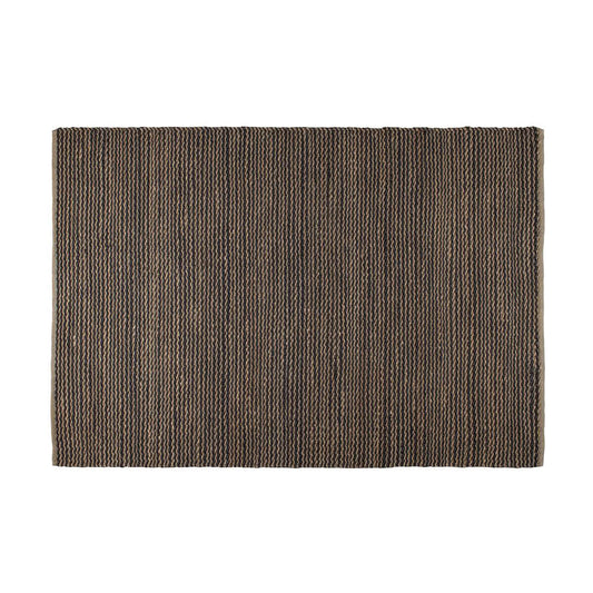 Ќилим 170 X 240 JUTE 586/1 - црн/јута