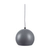 Метална висечка ламба BALL 100208 - сива