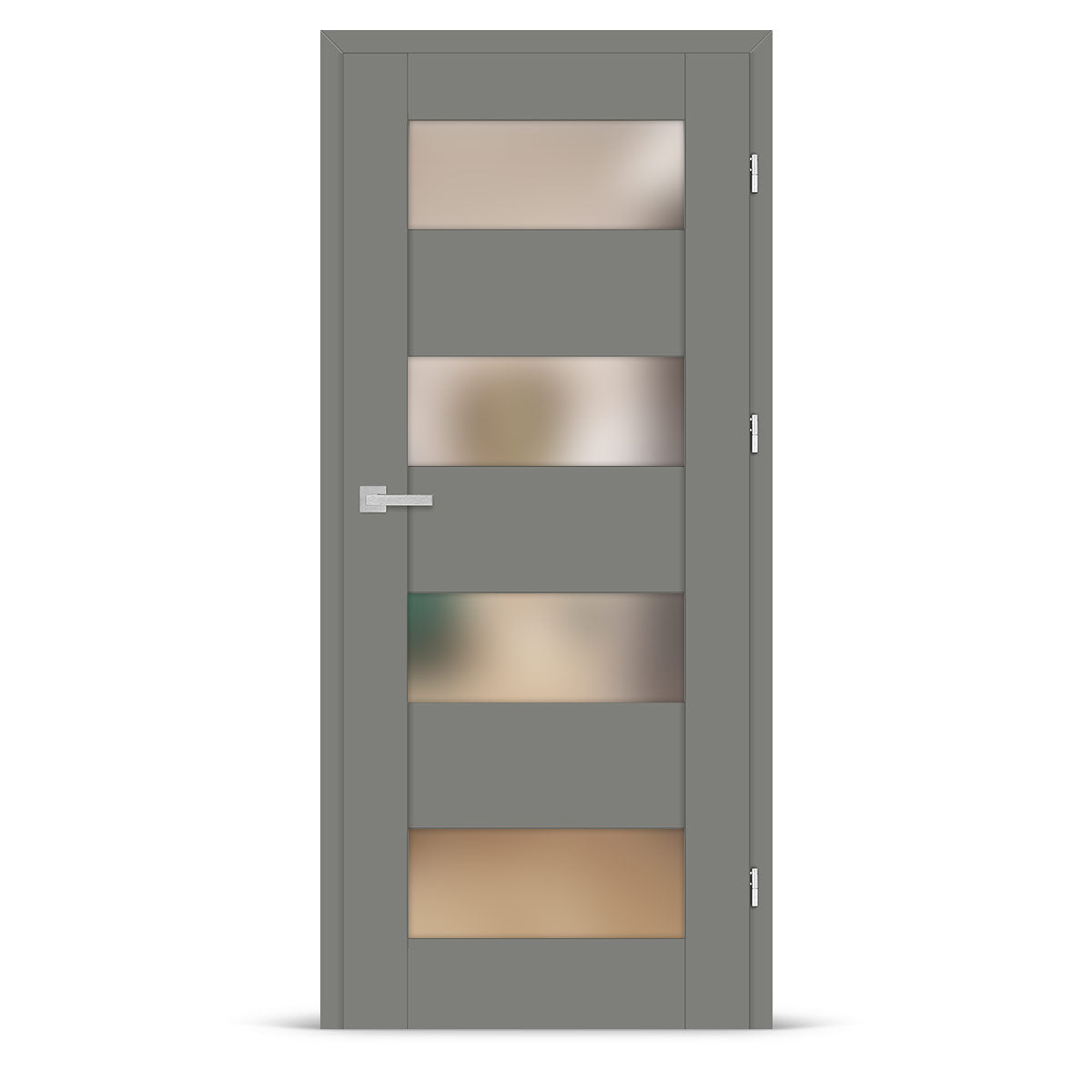 Врата ERKADO - DEBECJA 1, Цвят: ST CPL Светлосив от Флор Декор
