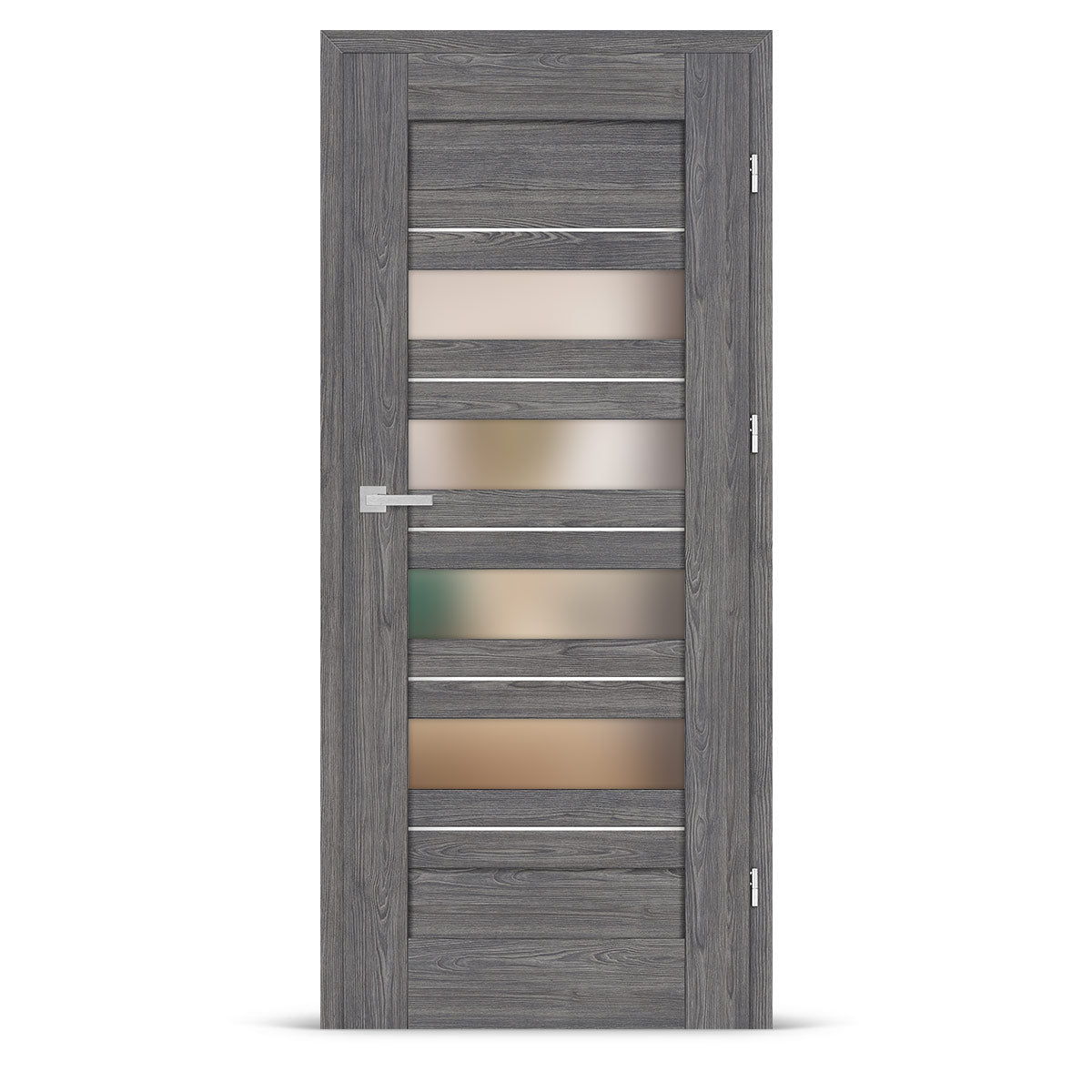 Врата ERKADO - FLOKS 5, Цвят: PREMIUM Ясен Графит от Флор Декор