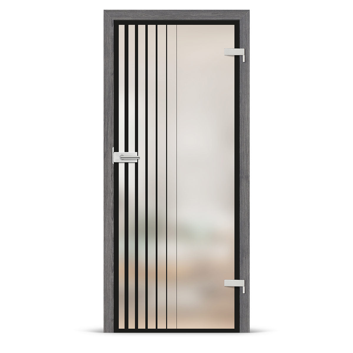Врата ERKADO - GRAF 41, Цвят: PREMIUM Ясен Графит от Флор Декор