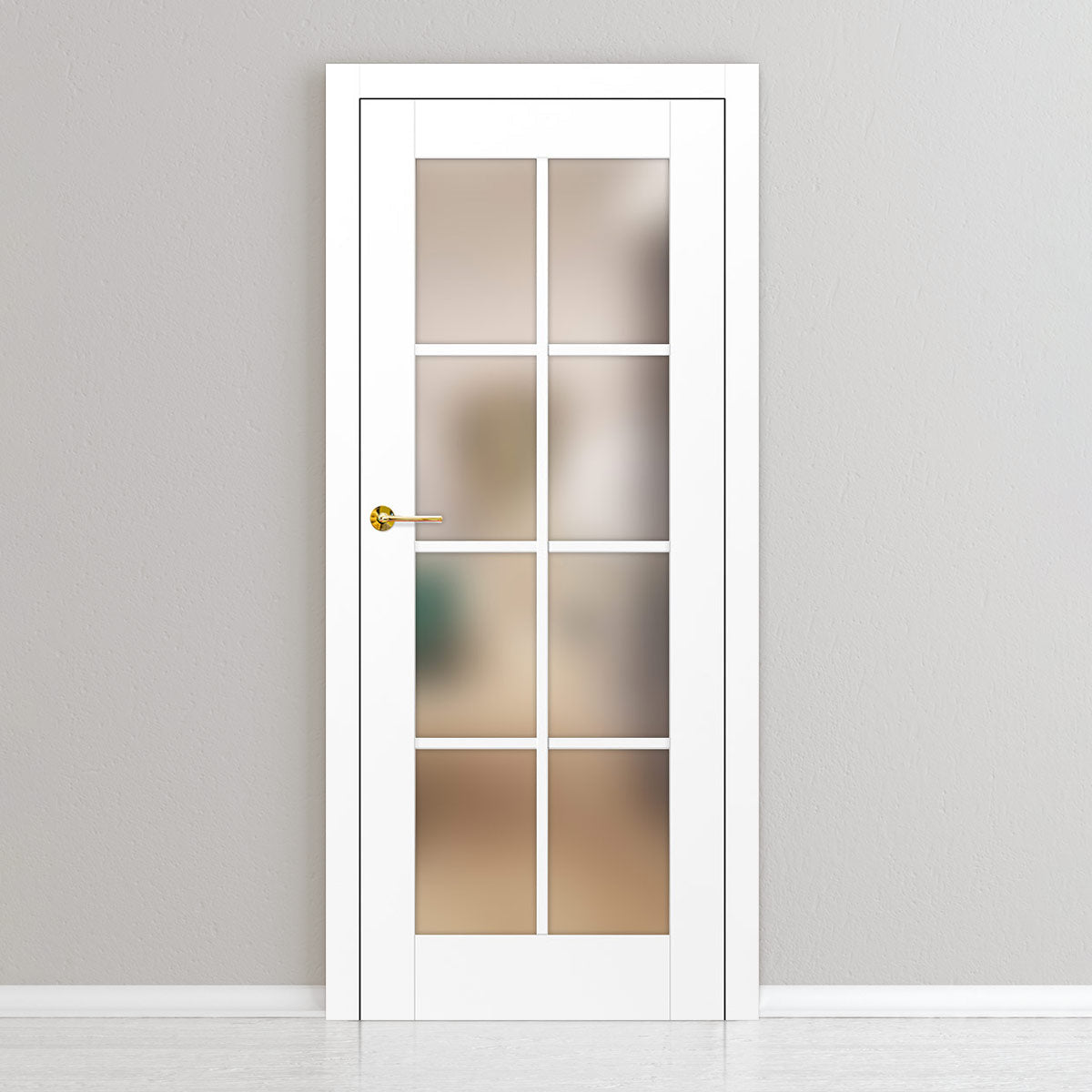 Лакиранa вратa ERKADO - AMARYLIS 2, Цвят: UV ЛАК - Титаниево бяло от Флор Декор