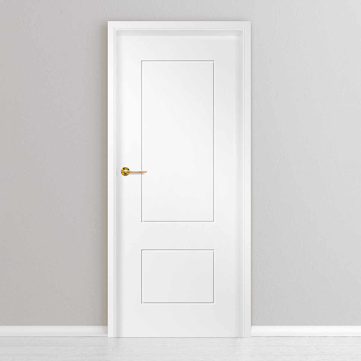 Лакиранa вратa ERKADO - ANUBIS 2, Цвят: UV ЛАК - Титаниево бяло от Флор Декор