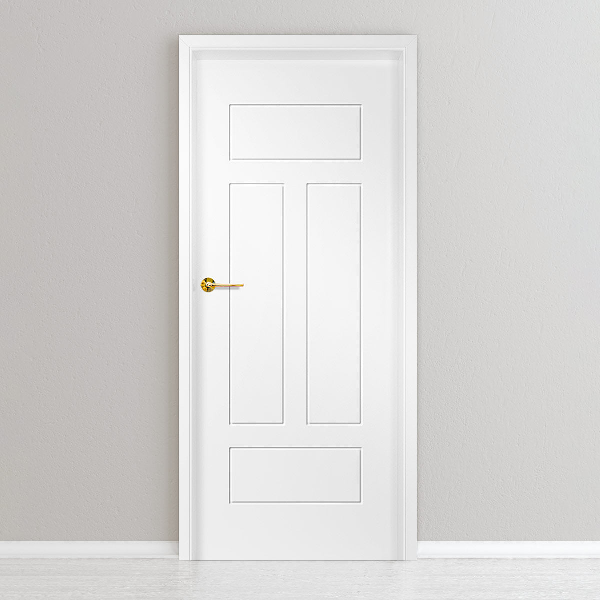 Лакиранa вратa ERKADO - ANUBIS 3, Цвят: UV ЛАК - Титаниево бяло от Флор Декор