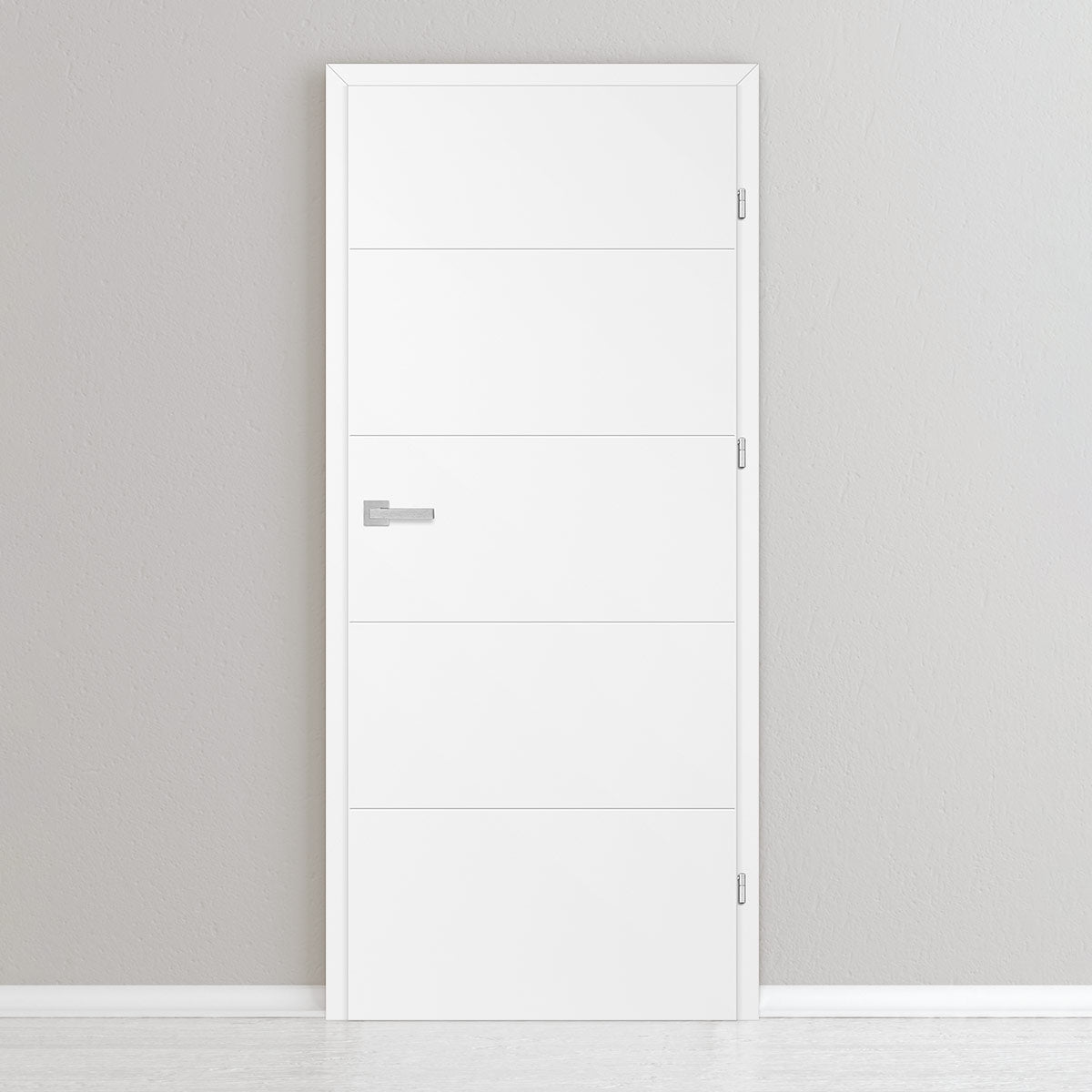 Лакирана врата ERKADO - BALDUR 6, Цвят: UV ЛАК - Титаниево бяло от Флор Декор