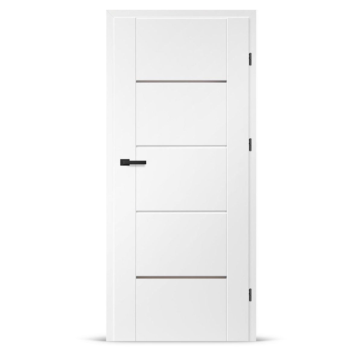 Лакиранa вратa ERKADO - LAURENCJA 4, Цвят: UV ЛАК - Титаниево бяло от Флор Декор