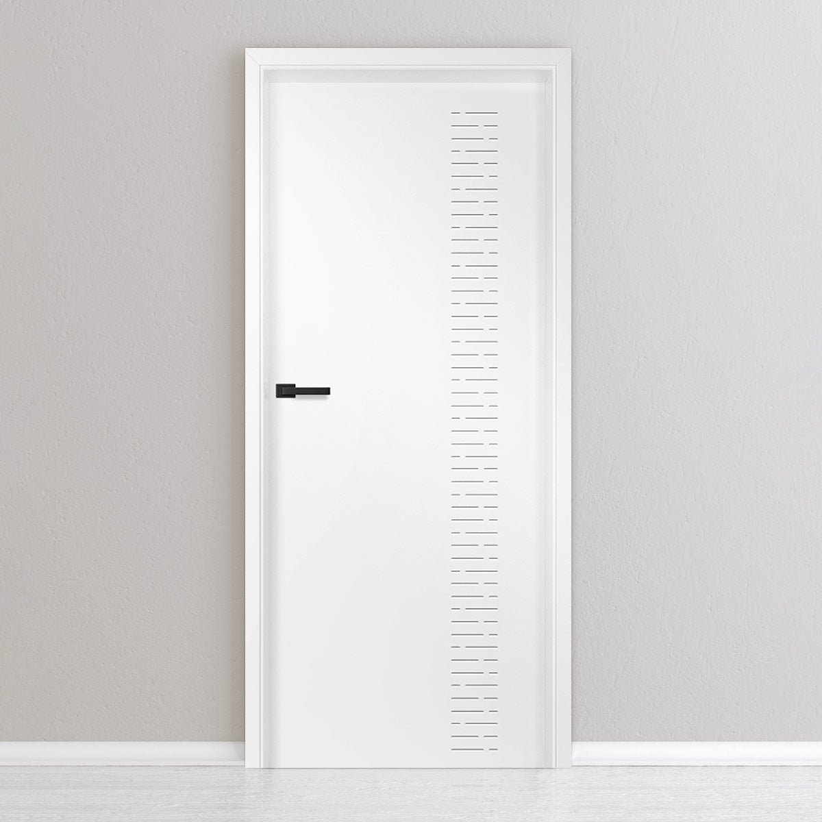Лакирана врата ERKADO - MILDA 1, Цвят: UV ЛАК - Титаниево бяло от Флор Декор