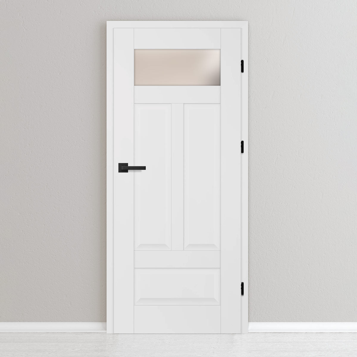 Лакирана врата ERKADO - NEMEZJA 10, Цвят: UV ЛАК - Титаниево бяло от Флор Декор