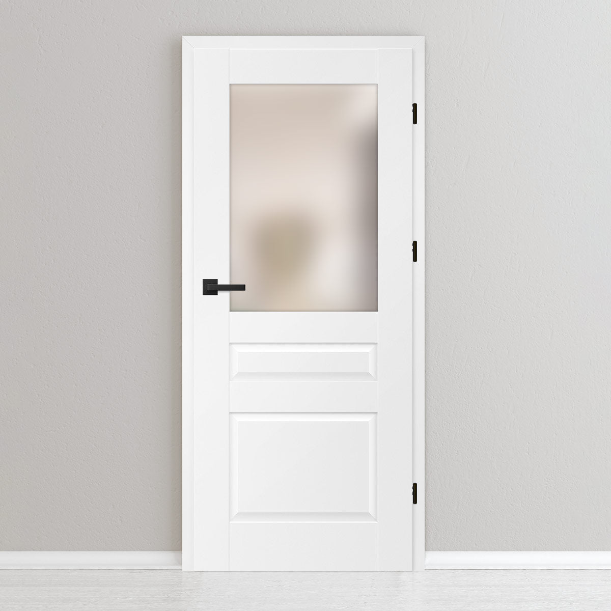 Лакирана врата ERKADO - NEMEZJA 4, Цвят: UV ЛАК - Титаниево бяло от Флор Декор