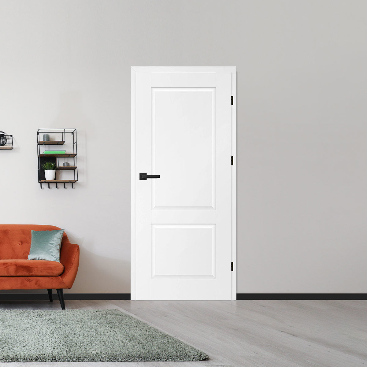 Лакирана врата ERKADO - NEMEZJA 8, Цвят: UV ЛАК - Титаниево бяло от Флор Декор