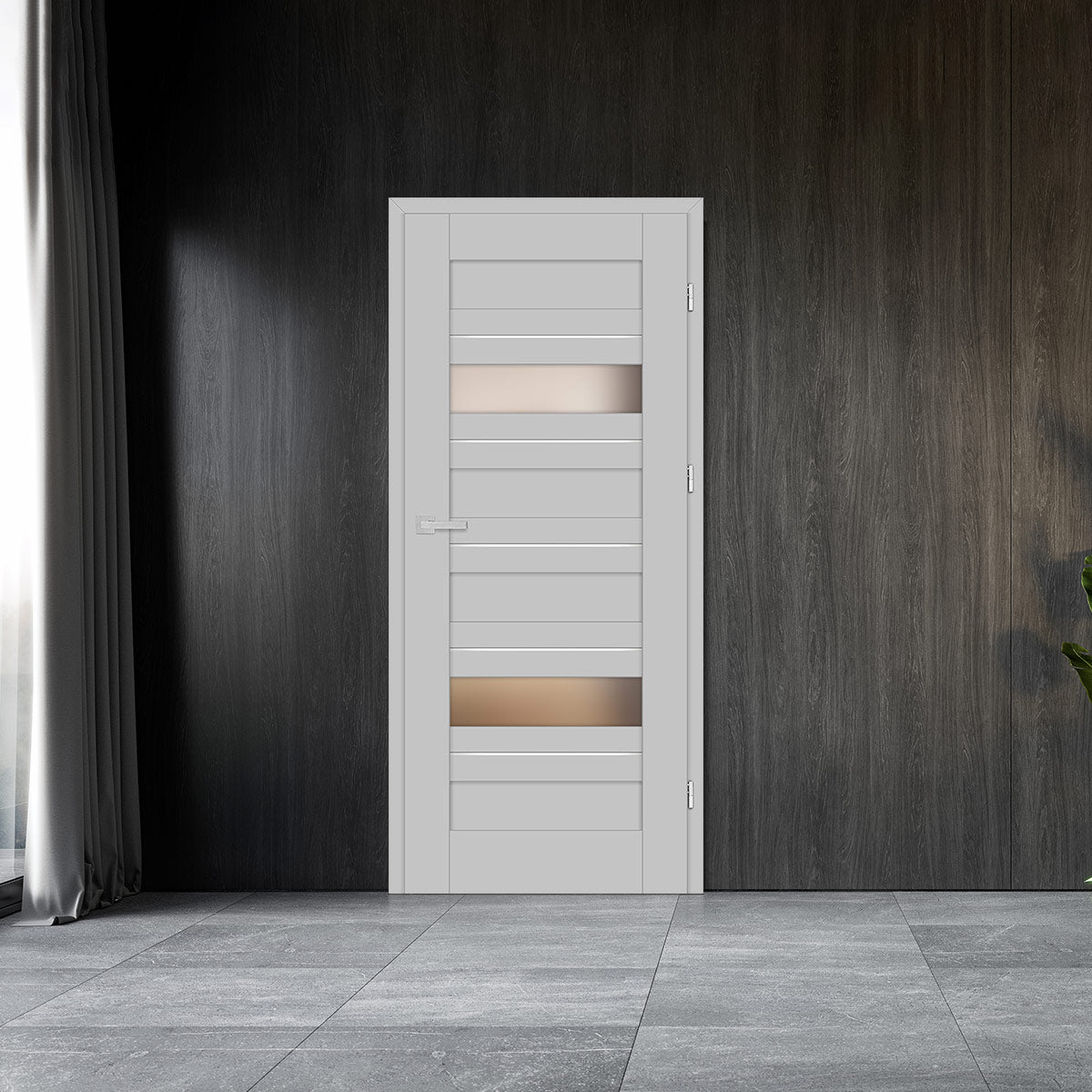 Врата ERKADO - FLOKS 6, Цвят: GREKO Орех от Флор Декор