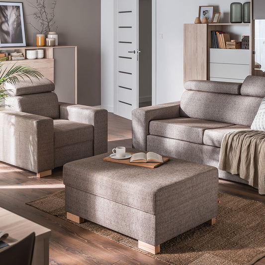 Правоъгълна табуретка MILTON MAX I Флор Декор