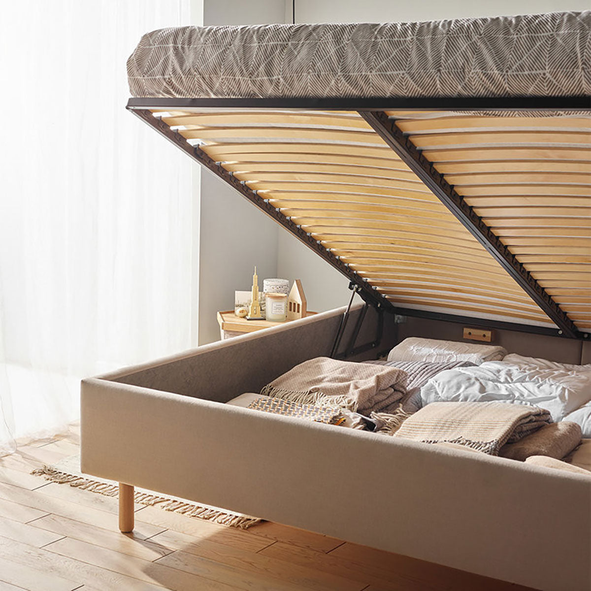 Тапицирано легло Harmonic 140x200 I Флор Декор
