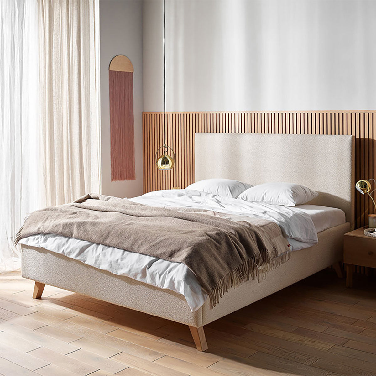 Тапицирано легло Puric 160x200 I Флор Декор