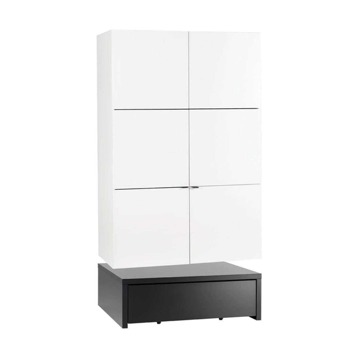 Гардероба 106 x 95 двокрилен со платформа со маса -YOUNG USERS