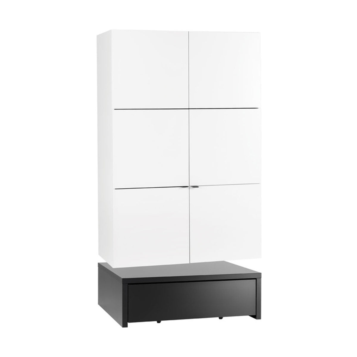 Гардероб 106 x 95 двокрилен со платформа со фиока-YOUNG USERS