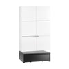 Гардероб 106 x 95 двокрилен со платформа со фиока-YOUNG USERS