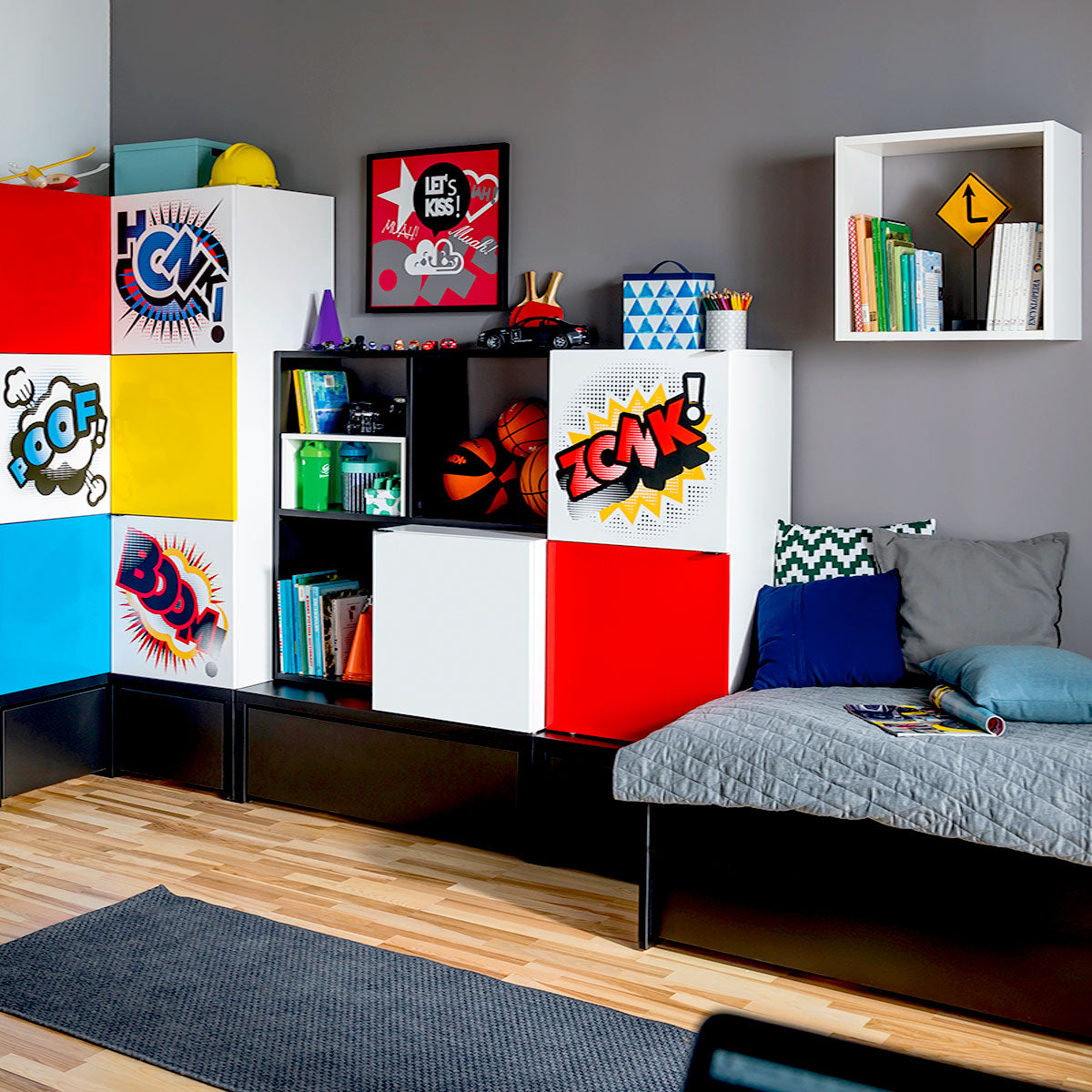 Кревет со платформа и место за чување-YOUNG USERS