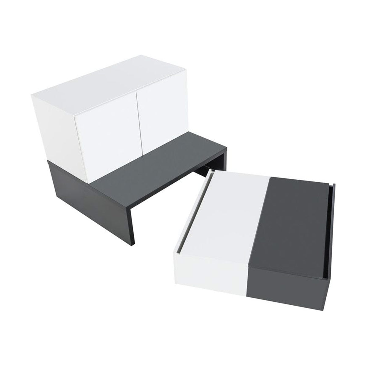 Кабинет 106 x 95 двокрилен со платформа со фиока-YOUNG USERS