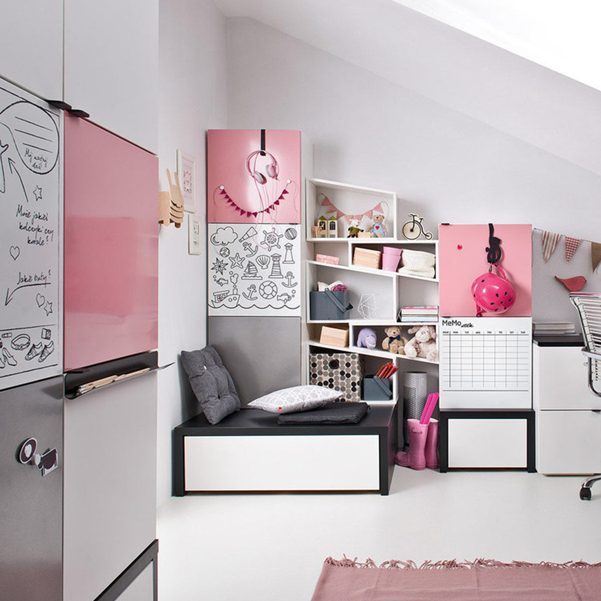Екран 53 x 53 со платформа со фиока-YOUNG USERS