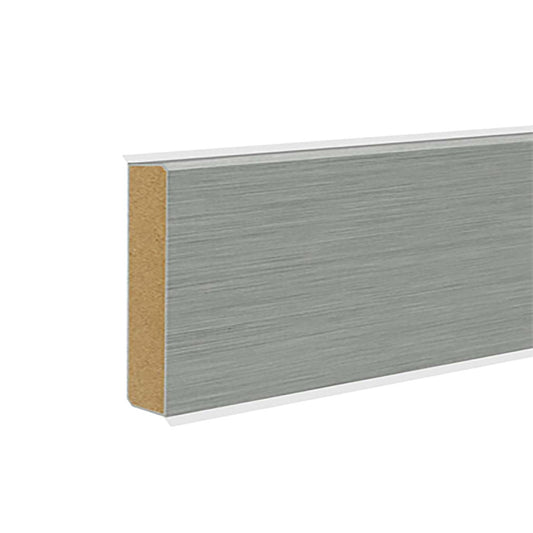 Перваз MDF, CUBU FLEX LIFE CUBU HDF - Платина, 80 мм на Doelken от Флор Декор