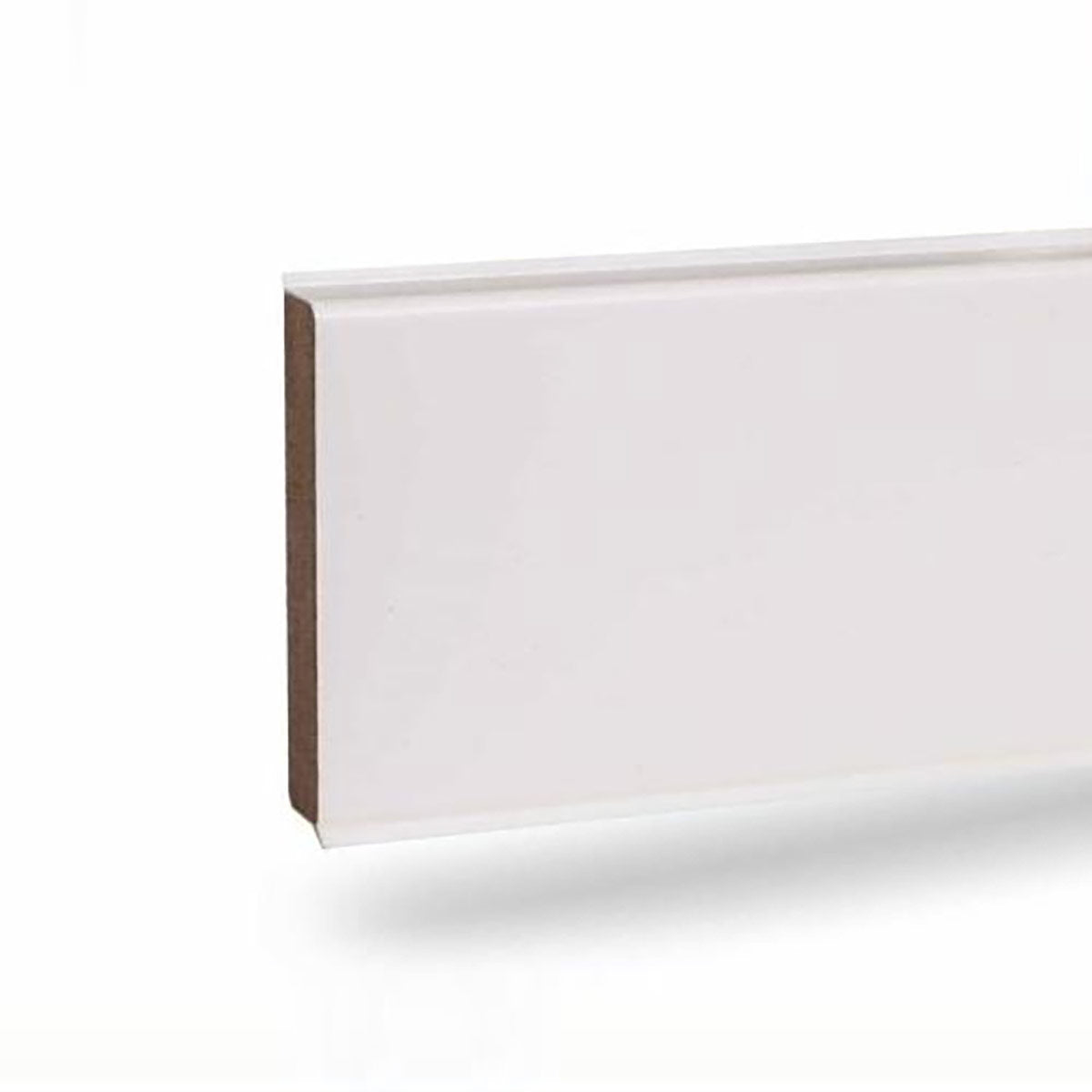 Перваз MDF, CUBU FLEX LIFE CUBU HDF - Бял, 80 мм на Doelken от Флор Декор