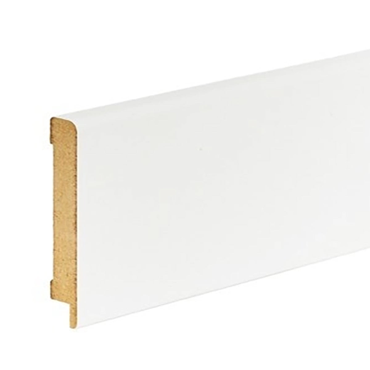 Перваз MDF, L201 Бял кубичен - L201 на EGGER от Флор Декор