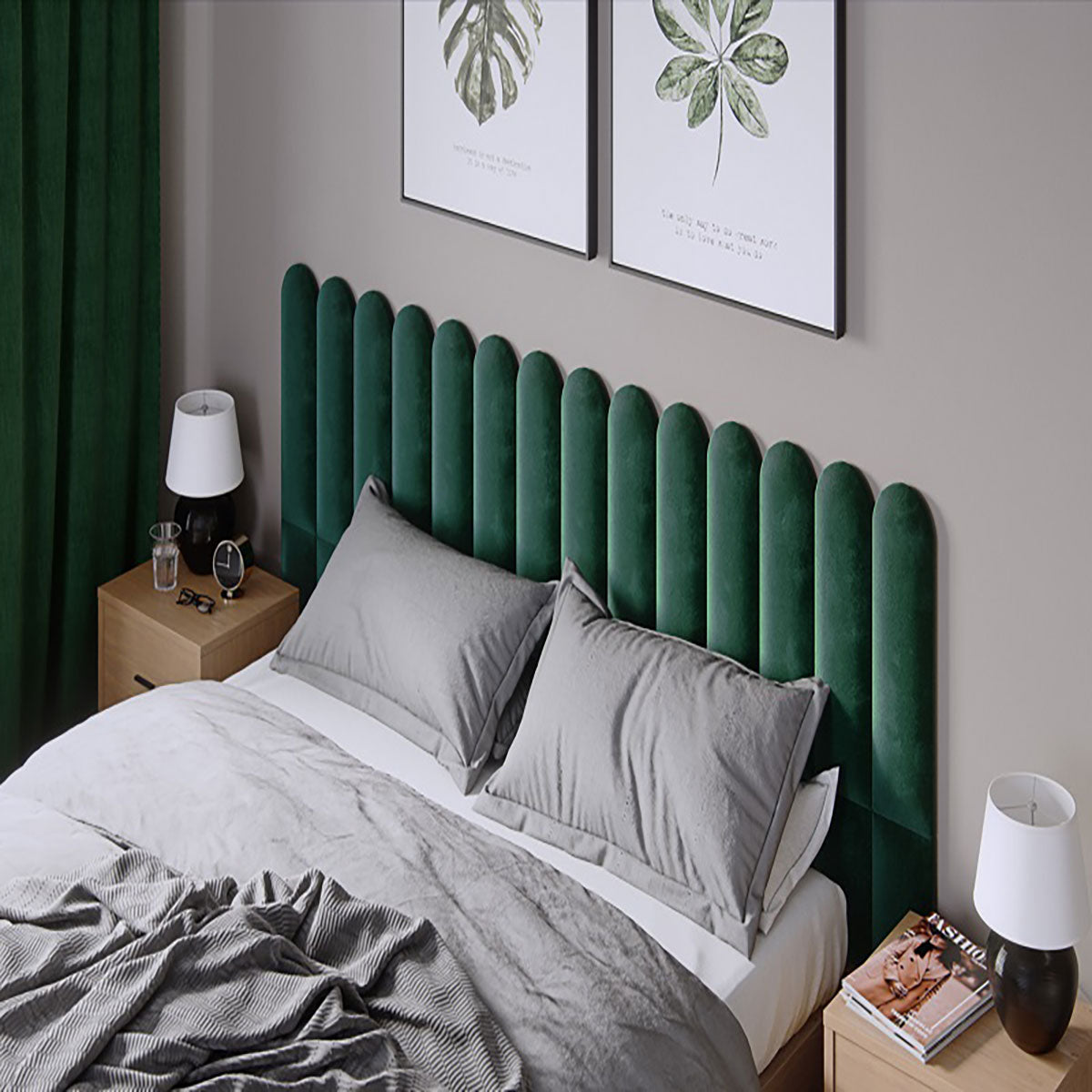 Тапициран панел Vilo OVAL 15X60 BOTTLE GREEN на VOX Полша от Флор Декор