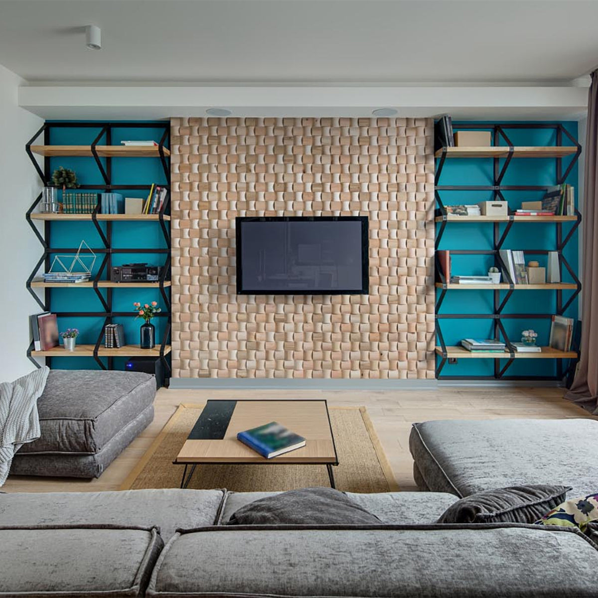 3D ѕиден панел RUBATO OAK