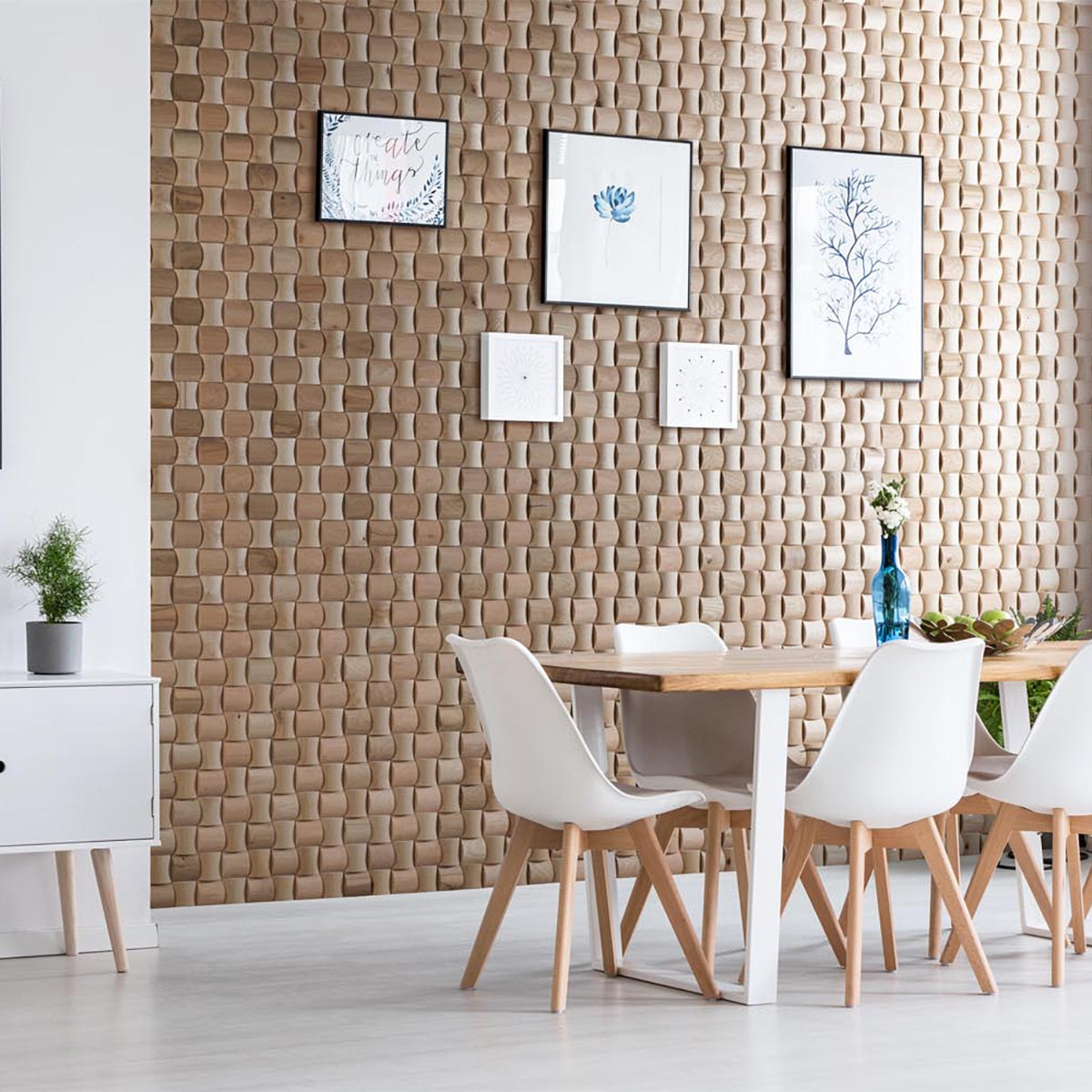3D ѕиден панел RUBATO OAK