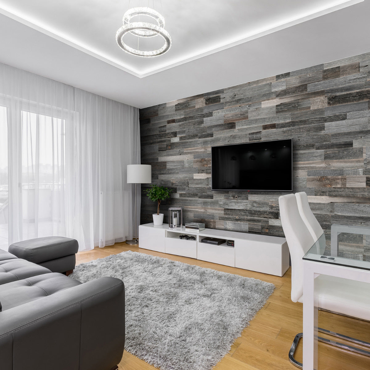 3D ѕиден панел SILVER LITE